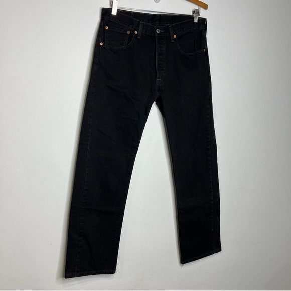 Levi’s black 501 jeans red tab size 33 x 32 - Picture 1 of 8